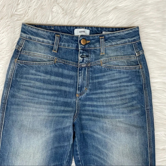 CLOSED Pedal Icon 85 High Rise Straight Leg Jeans Blue Casual Women’s Denim 26 - Picture 5 of 14